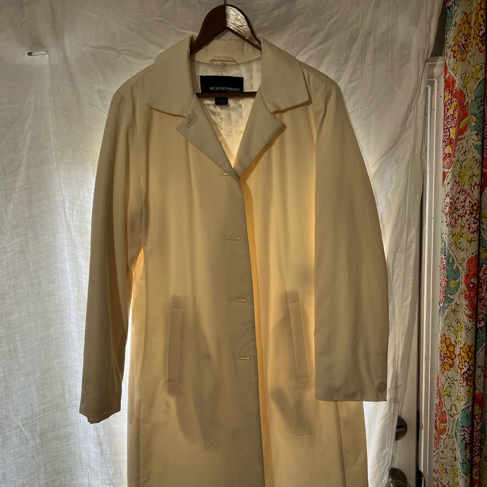 Weatherproof Off-White coat